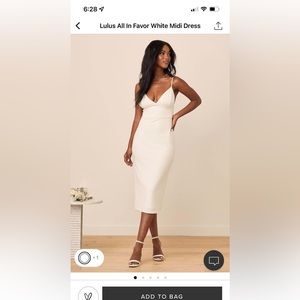 Lulu’s All In Favor Midi Dress- Size L